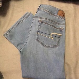 American Eagle kickboot size 4 short jeans